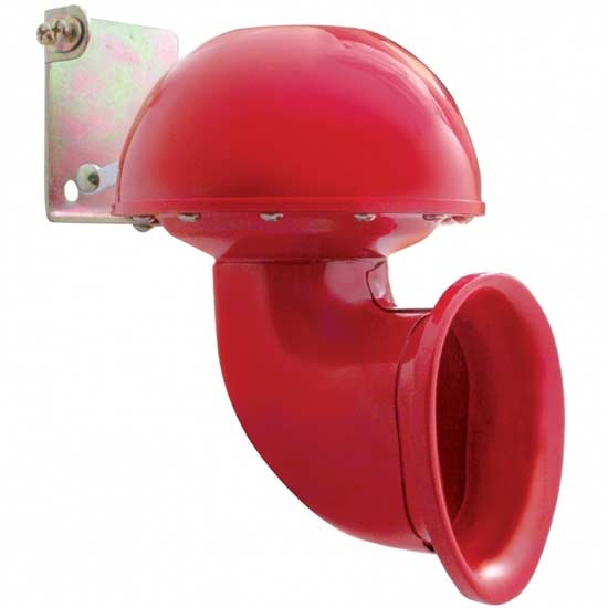 Red Steel Electric Bull Horn