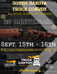 South Dakota Truck Convoy for Special Olympics Sioux Falls